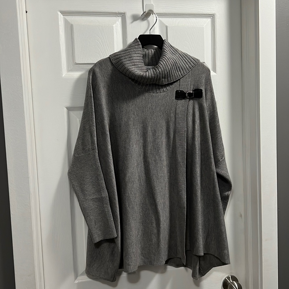 Calvin Klein poncho sweater